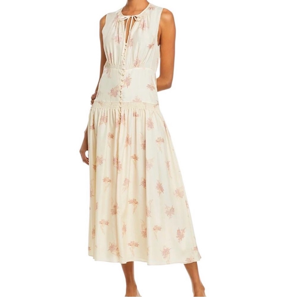 REBECCA TAYLOR | Nora Floral Silk Dress